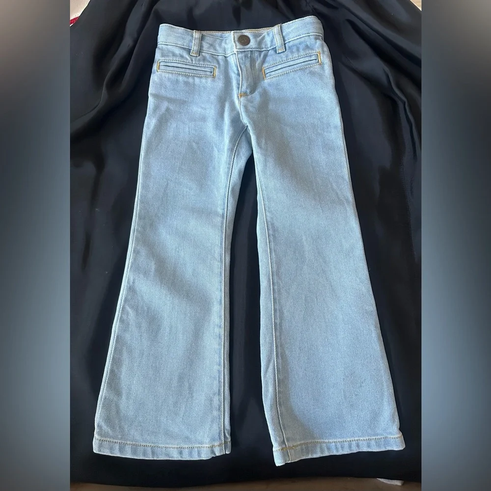 BONPOINT Bestie Flared Denim Jeans Size 4T